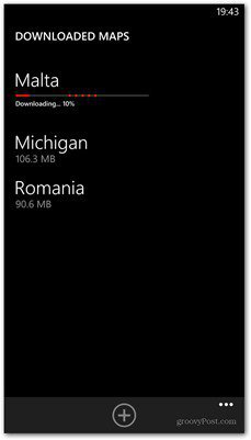 „Windows Phone 8“ žemėlapio atsisiuntimas