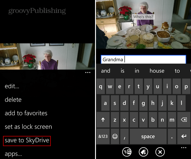 Gem ti SkyDrive og tag foto