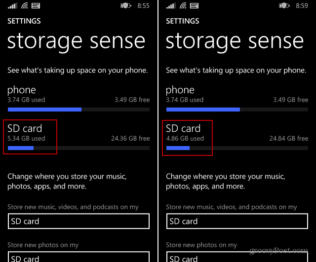 Storage Sense