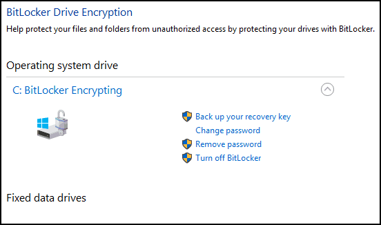 Administrer BitLocker 2