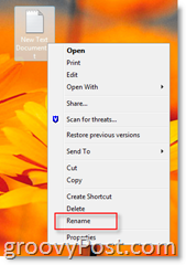 Como renomear um arquivo no Windows Vista :: groovyPost.com