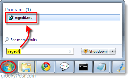 Öffnen Sie den Registrierungseditor von regedit für Windows 7 Öffnen Sie den Registrierungseditor von regedit für Windows 7