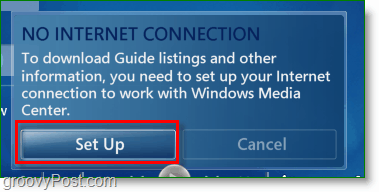 Windows 7 Media Center-설정