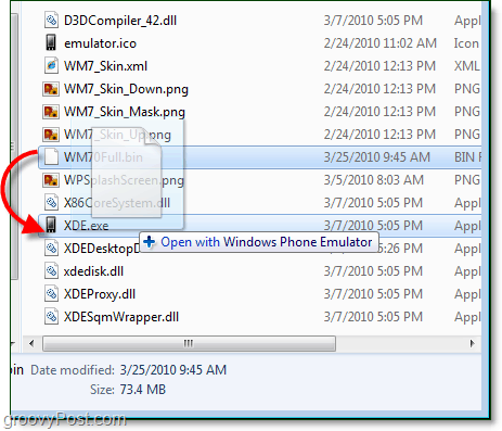 เปิดไฟล์ WM70Full.bin ด้วย XDE.exe