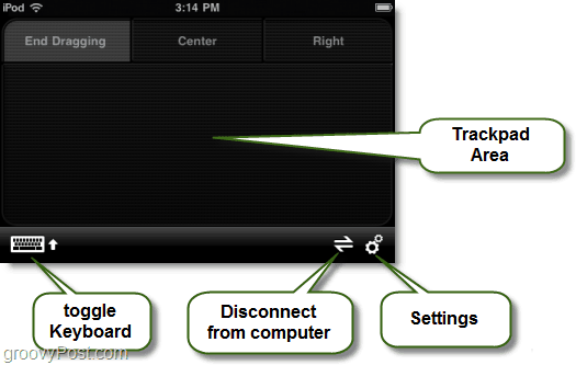 Verwendung der Logitech Touch Mouse