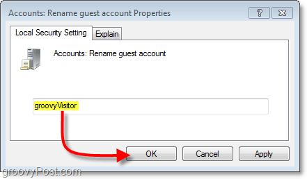 So ändern Sie den Namen des Gastkontos in Windows 7