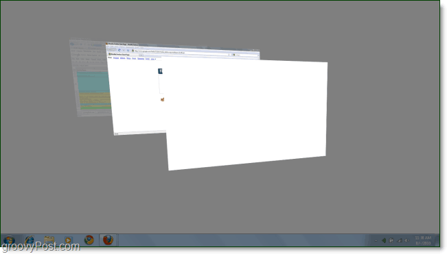 การเคลื่อนไหวช้าใน 3d flip ใน windows-7