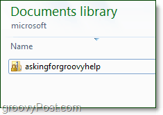 fișierul zip va apărea în folderul Windows 7 în care l-ați salvat