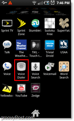 Åbn Voice Dialer på Android-telefoner