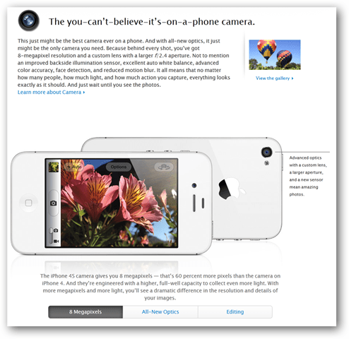 Kamera iPhone 4S Kamera iPhone 4S
