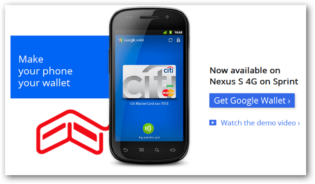 Peněženka Google NFC Peněženka Google NFC