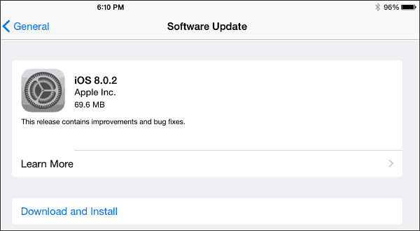 Apple、最初のアップデートの問題に対処するiOS 8.0.2をリリース