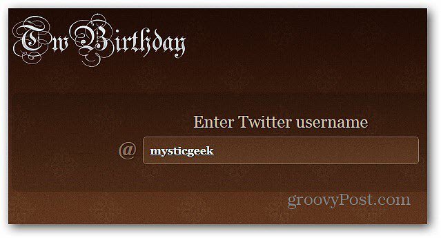 Najděte své narozeniny na Twitteru