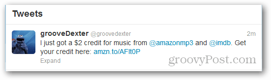 amazon tweet mp3