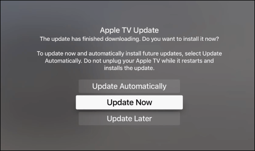 4 การอัปเดต Apple TV