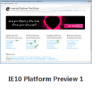 IE10 Zaten Yolda, Platform Önizlemesi Yayında