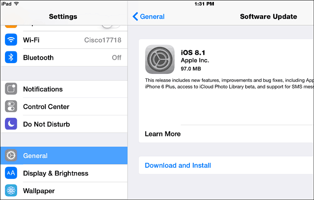 iOS 8.1 a lansat săptămâna aceasta cu funcții noi și corecții de erori