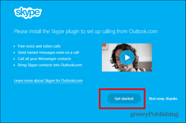 Η Microsoft ενσωματώνει το βίντεο HD του Skype με την υπηρεσία Webmail του Outlook.com