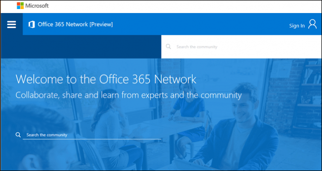 Microsoft เปิดตัวเครือข่ายสังคมออนไลน์สำหรับ Office 365