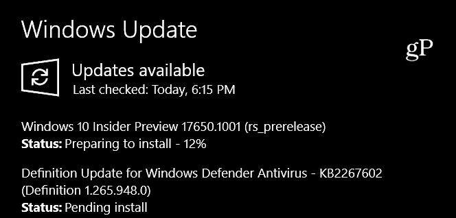 Redstone 5 Build 17650