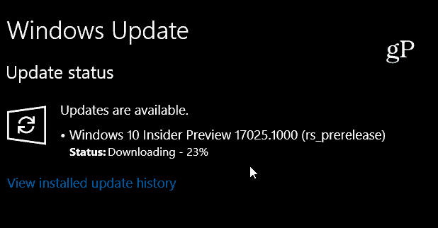 תצוגה מקדימה של רדסטון Build 17025