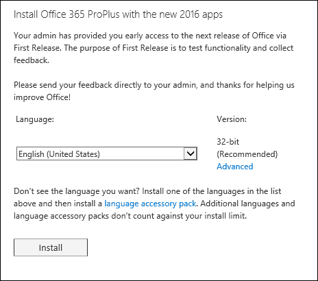 MicrosoftはOffice 365 Business専用のOffice 2016に切り替えます2月28日