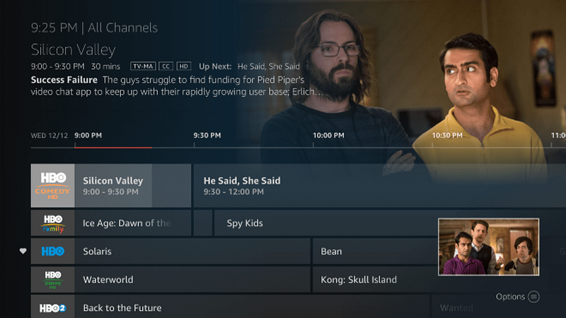 Channel Guide Fire TV