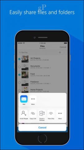 OneDrive iOS-app opdateret med PDF-scanner, offline filer og mere