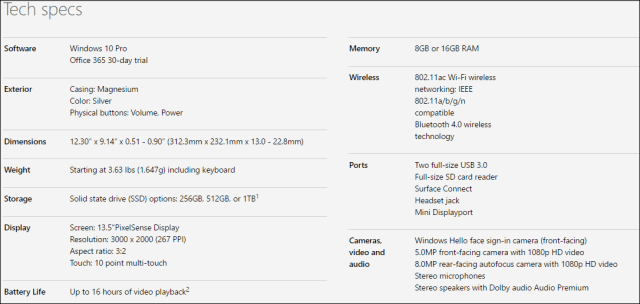 Surface-book-specs