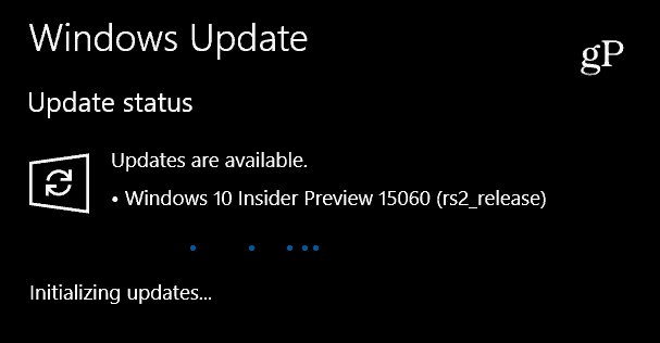 Windows 10 Creators Update Insider Build 15060 voor pc nu beschikbaar