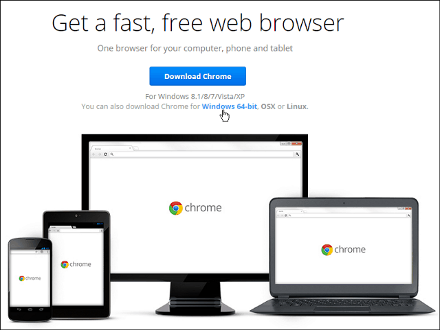 Google Chrome 64ビットがWindows 7以降で利用可能になりました