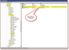 Outlook 2003 और Windows XP पर OLK फ़ोल्डर स्थान