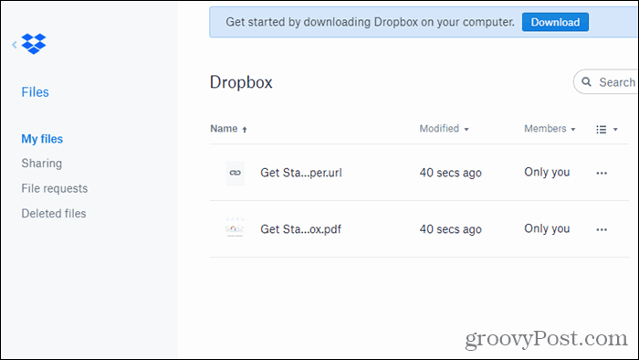 Dropbox pārlūkam Chrome