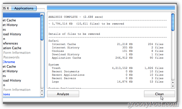 Reporte de análisis