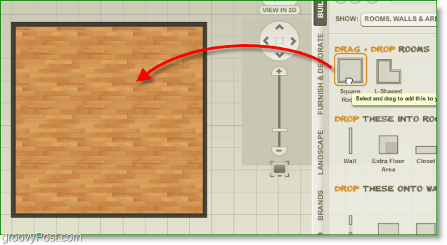 screenshot van project dragonfly - sleep items zoals vloeren naar de werkruimte