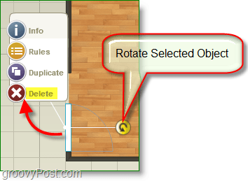 project dragonfly screenshot - roteer en verwijder objecten