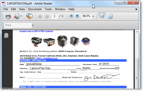 pogledajte svoju pdf datoteku kako biste bili sigurni da je ispala ispravna