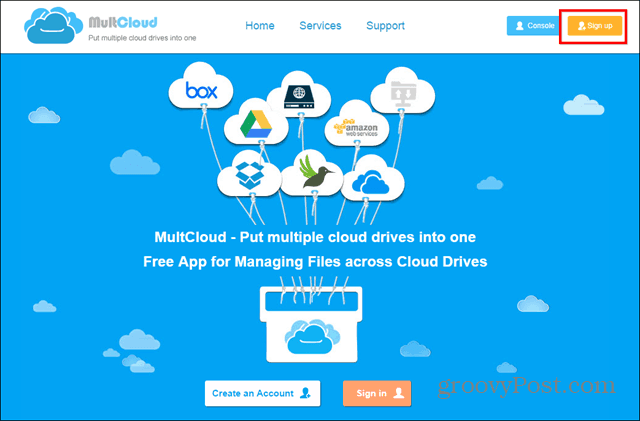 MultCloudで複数のクラウドアカウントを管理する