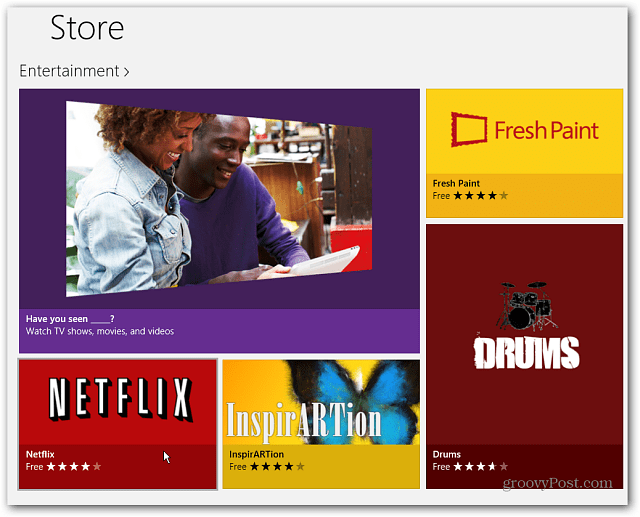 Netflix lanserar officiell Windows 8-app