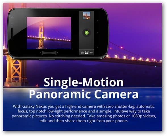 Galaxy Nexus Camera - Nexus Site