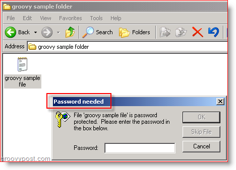 Decodeer gecomprimeerd archief met XP Free Tool