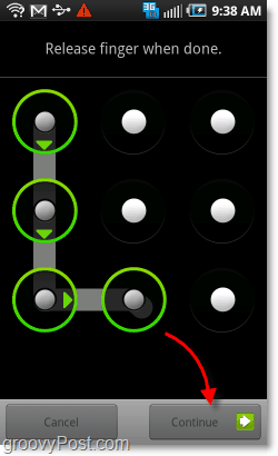 Set Muster Passwort Android