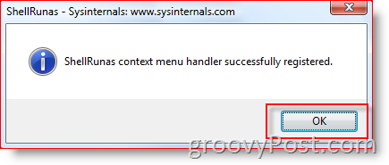 Pridėkite „Vykdyti kaip skirtingą vartotoją“ prie „Windows Explorer“ kontekstinio meniu, skirto „Vista“ ir „Server 2008“ :: groovyPost.com