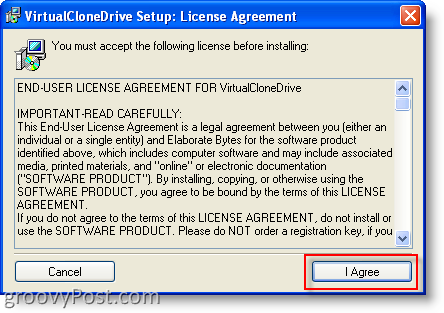 Montirajte ISO Image u sustavu Windows Vista