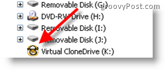 Montirajte ISO Image pomoću VirtualClone Drive