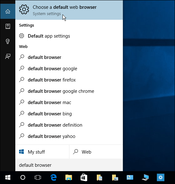 Cortana-Suche Windows 10