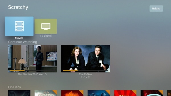 Plex на Apple TV