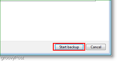 Windows 7: Maak een back-up van een systeemkopie