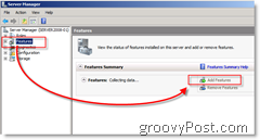 Padomi, kā pievienot Windows Server 2008 funkcijas